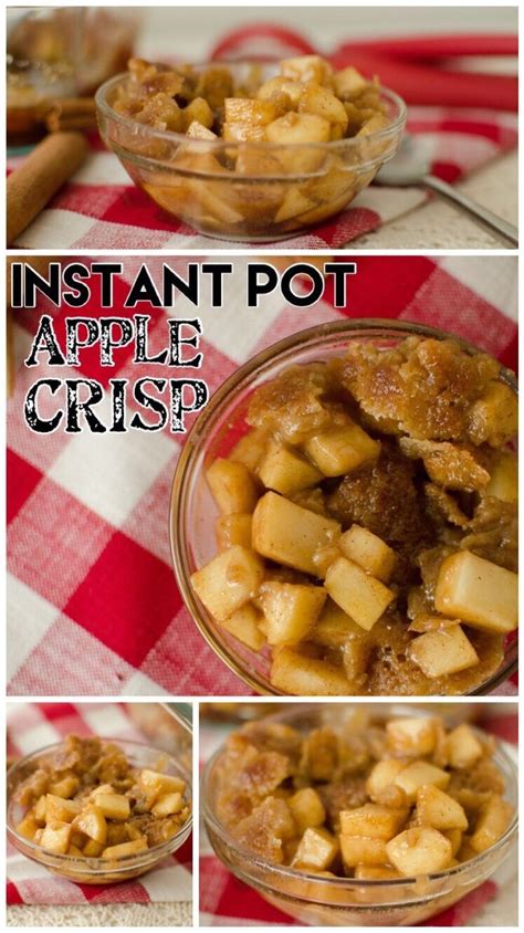 Set an oven safe dish inside, i used a 4 cup pyrex dish. Instant Pot Apple Crisp | Recipe | Apple crisp, Food ...