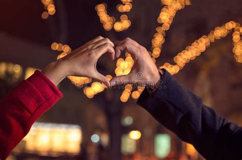 302 Lovers Couple Making Heart Hands Stock Photos Free And Royalty Free