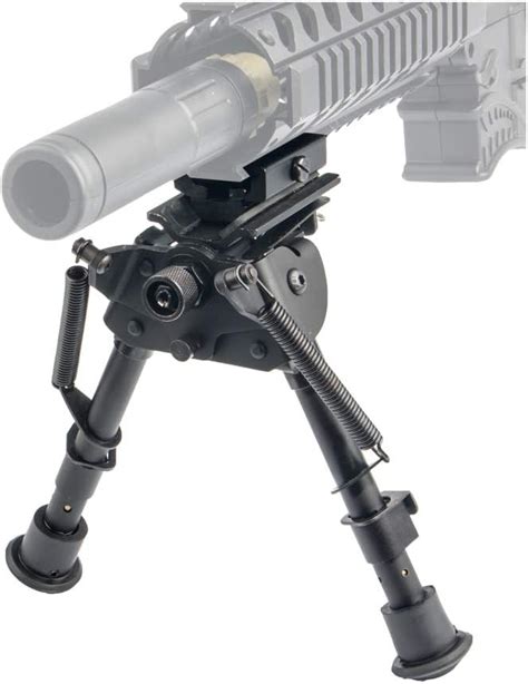 Toopmount Rifle Bipods Tactical Barrel Mount Bipod 6 9 Inches