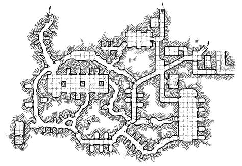 Crypts And Sewers Map Fantasy Map Dungeon Maps