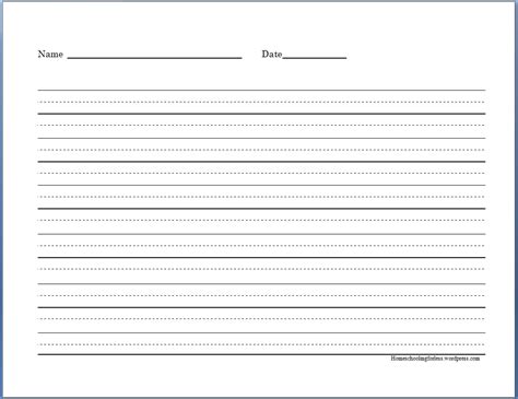 free printable blank manuscript writing pages handwriting practice