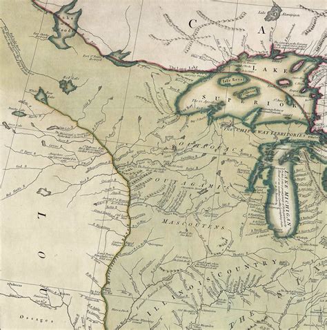 A Rare Early And Important Map Of The United States Reflecting The
