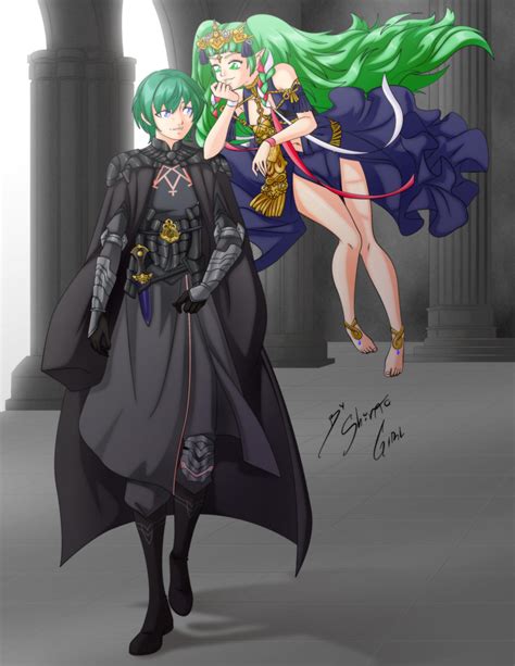 comission male byleth x sothis by shinta girl on deviantart