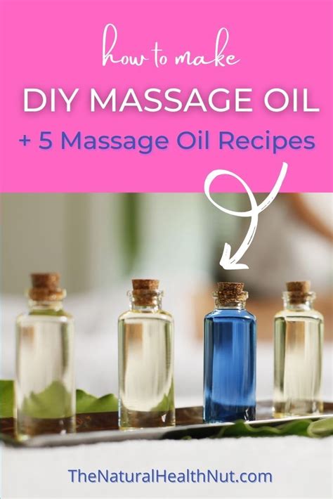Essential Oils For Massage Diy Essential Oil Recipes Making Essential Oils Diy Massage Oils