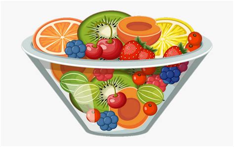 Tropical Fruit Salad Clip Art