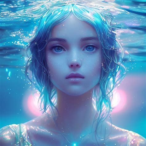 ki generated ocean girl free image on pixabay