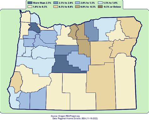 Oregon County Map 2018