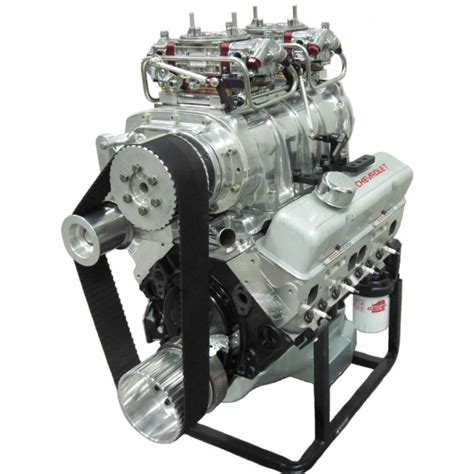 Sb Chevy 383 Street Crate Engine With 6 71 Blower 650 Hp