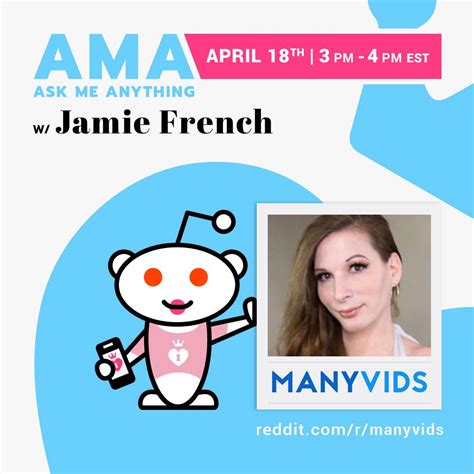 tw pornstars tsjamiefrench twitter here s a little heads up for wednesday s manyvids