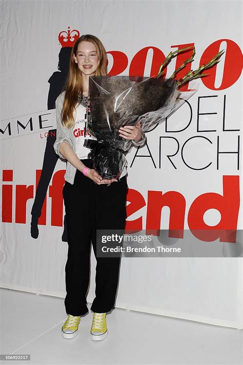 Jemma Baines Winner Of The 2010 Girlfriend Rimmel Model Search Poses