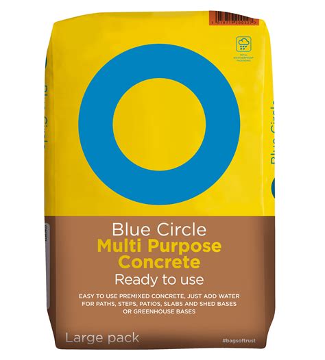 Mix with water and stir thoroughly until powder is mostly dissolved. Blue Circle Multi Purpose Ready to Use Concrete 20kg Bag ...