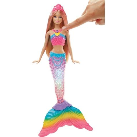 Barbie Dreamtopia Rainbow Lights Mermaid Doll Pop Regenboog Lichtjes