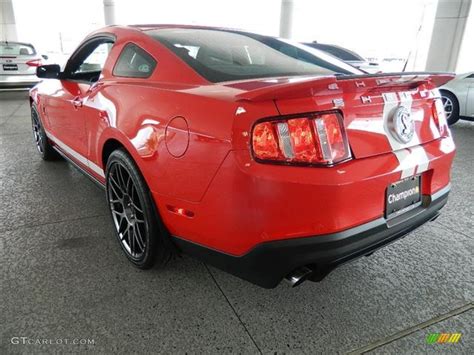 2012 Race Red Ford Mustang Shelby Gt500 Svt Performance Package Coupe