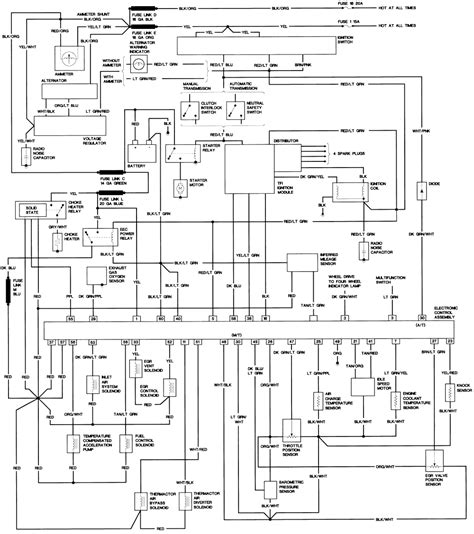 This typical ignition system circuit diagram applies only to the 1997, 1997, and 1999 4.6l v8 ford f150 and f250 only. I have a 85 Ford Ranger STX v6 2.8l 4x4. When I turn the ...