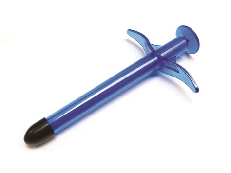 Personal Lubricant Blue Anal Lube Launcher Applicator Shooter Injector