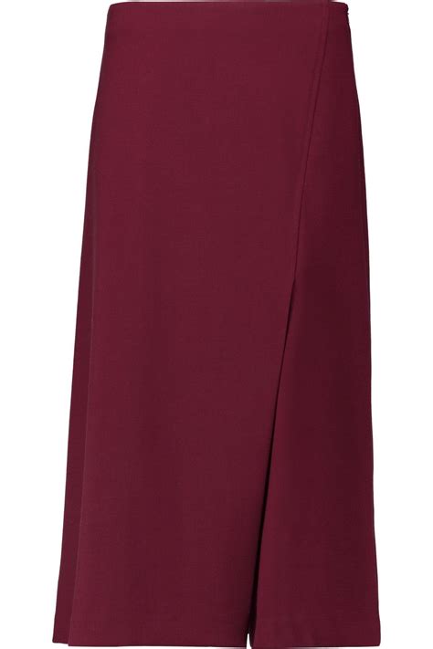 Theory Anneal Stretch Wool Blend Midi Skirt Theory Cloth Skirt