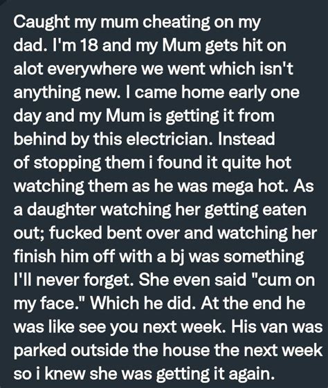 pervconfession on twitter she caught her mom cheating