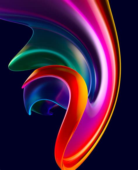 3d abstract and colorful shapes website design in oakville burlington milton port credit