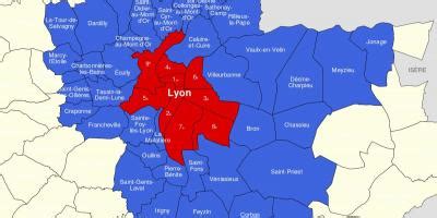 Besuche die bekanntesten sehenswürdigkeiten in tokio. Karte von Lyon und Umgebung, Karte der Gegend von Lyon ...
