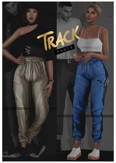 Slayclassy Track Pants V1 The Sims 4 Sims 4 Cc Maxis Match
