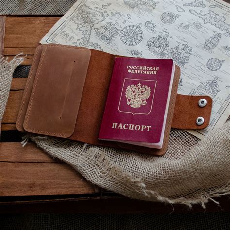 Обложки на паспорт из натуральной кожи ручной работы Кожаная обложка