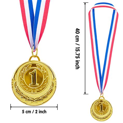 Buy Abaokai 12 Pieces Gold 1st Place Award Medals Winner Medals Gold