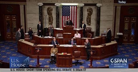 House Debate On Extending Government Funding C