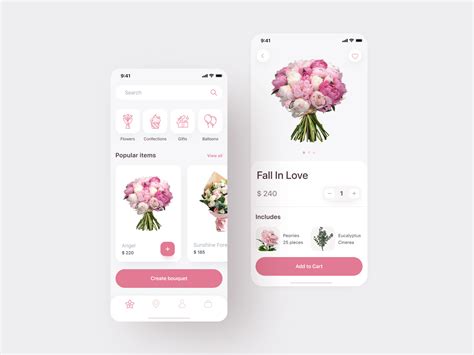 Flowers Delivery App Design By Оlga Pisareva On Dribbble