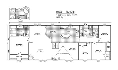 Double Wide Fleetwood Mobile Home Floor Plans Most Important