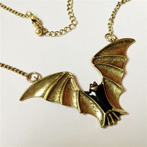 Vampire Bat Alloy Pendant Necklace Retro European And American Style