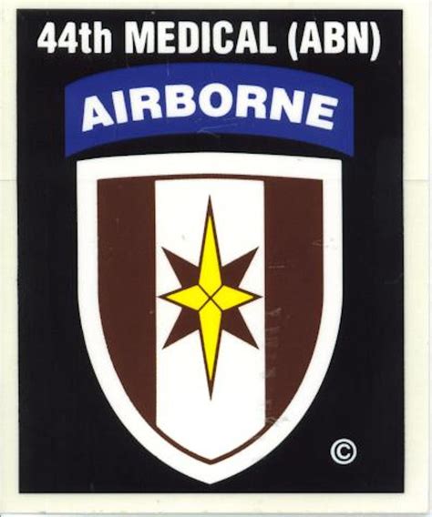 44th Medical Bn Airborne Decal Etsy