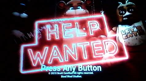 Fnaf Help Wanted Part 2 Youtube