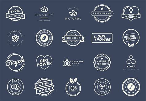 Collection Of Logo And Badge Vectors Download Free Vectors Clipart