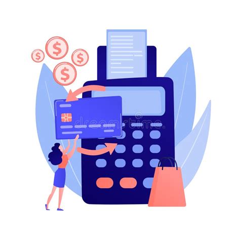 Payment Processing Concept Vector Illustration Stock Vector