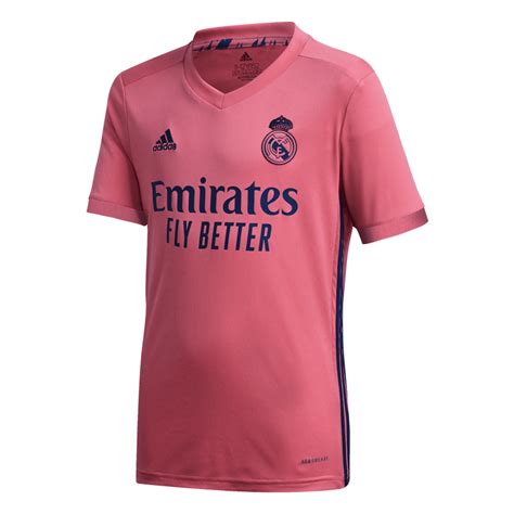 Adidas Real Madrid Away Junior Short Sleeve Jersey 20202021 Sport