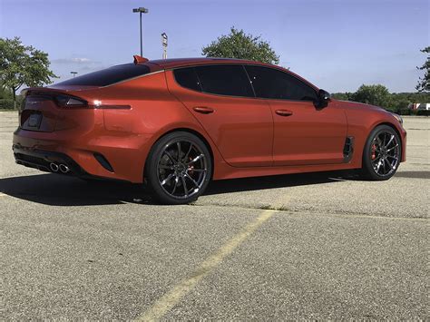 Kia Stinger Gt2 Red Ace Alloy Aff05 Wheel Front