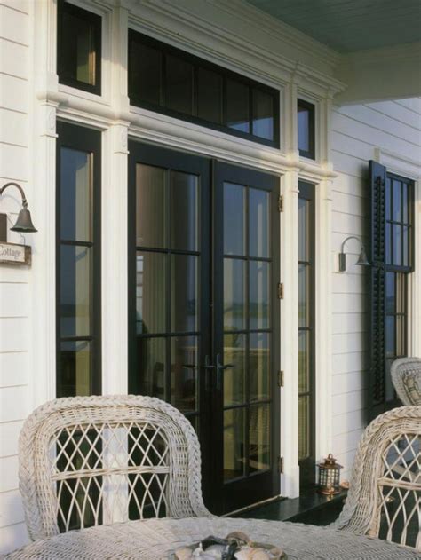 Exterior French Door With Sidelights And Transom Love The Exterior