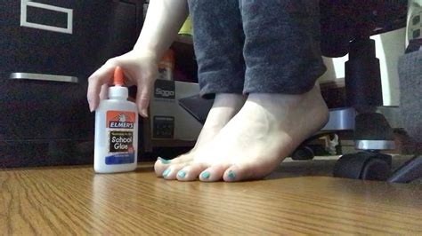 Asmr Feet Sticky Sounds Youtube