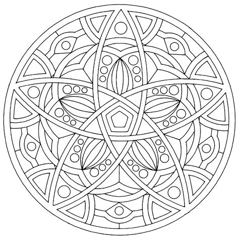 Coloriage Mandala