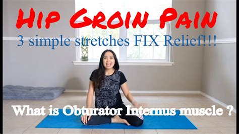 Top 3 Simple Stretches Obturator Internus For Hip Groin Pain Relief