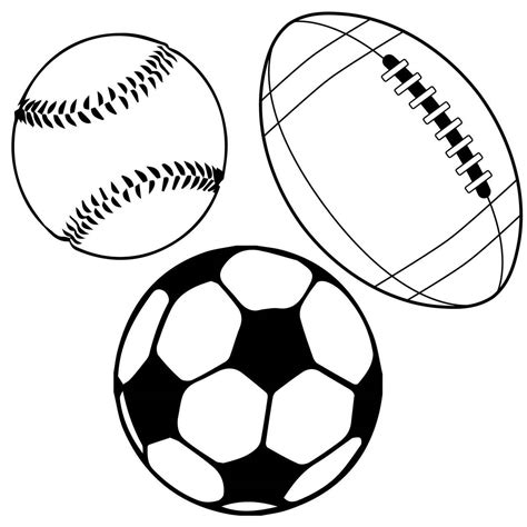 Sports Balls Drawings At Explore Collection Of