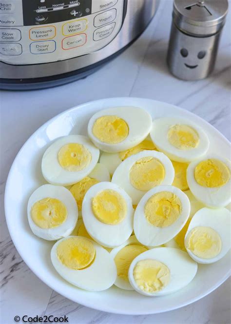 Fried rice requires very high temperatures which. Easy To Peel Instant Pot Hard Boiled Eggs - Code2Cook ...