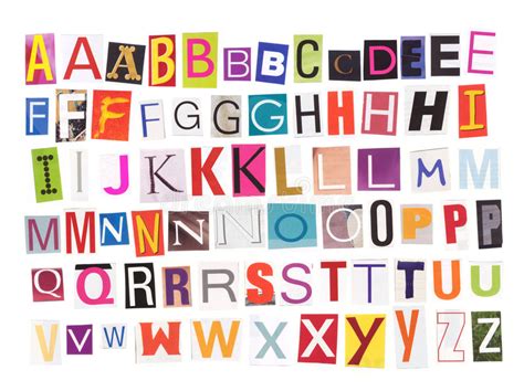 Cut out letter design resources · high quality aesthetic backgrounds and wallpapers, vector illustrations, photos, pngs, mockups, templates and art. Alphabet - Magazine Cutouts Stock Image - Image: 2970875