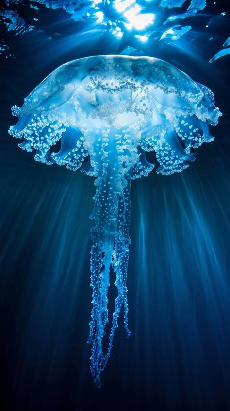 Jellyfish Underwater Transparent Jellyfish Ocean Life Photography