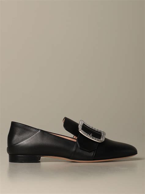 Bally Shoes Women Loafers Bally Women Black Loafers Bally Janelle