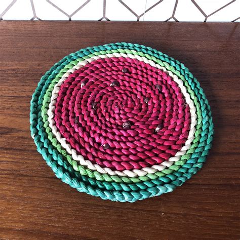 With so many works to choose from, you'll want to remodel the whole room around your new art. Vintage Woven Straw Trivet Flat Round Wall Decor ...