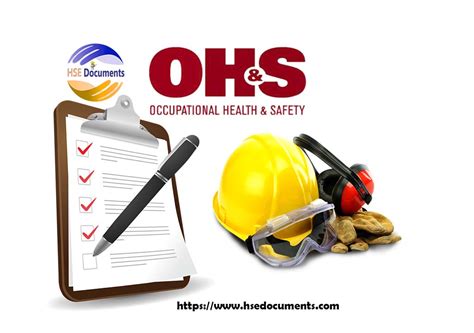 General Work Environment Occupational Health And Safety Checklist Hse