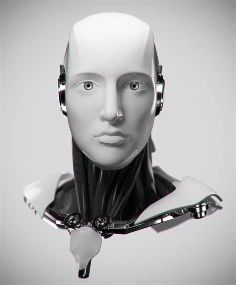 Robot Head 3d Render On Behance