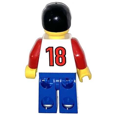 Lego Soccer Player With Number 18 Minifigure Brick Owl Lego Marketplace