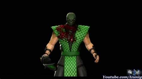 Mortal Kombat 9 Reptile Classic Fatality And Costume Youtube